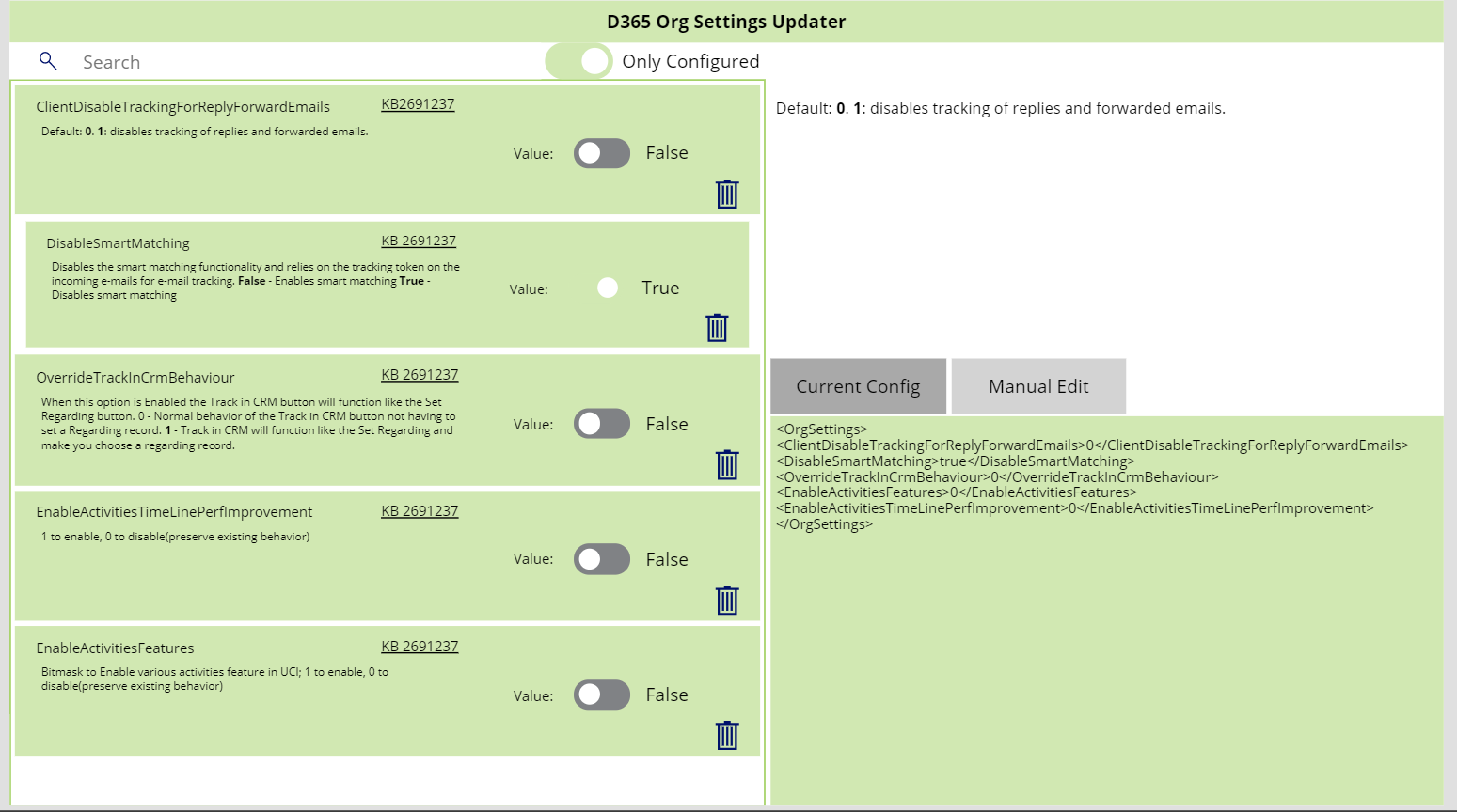Featured image of post D365 Org DB Settings - Canvas App